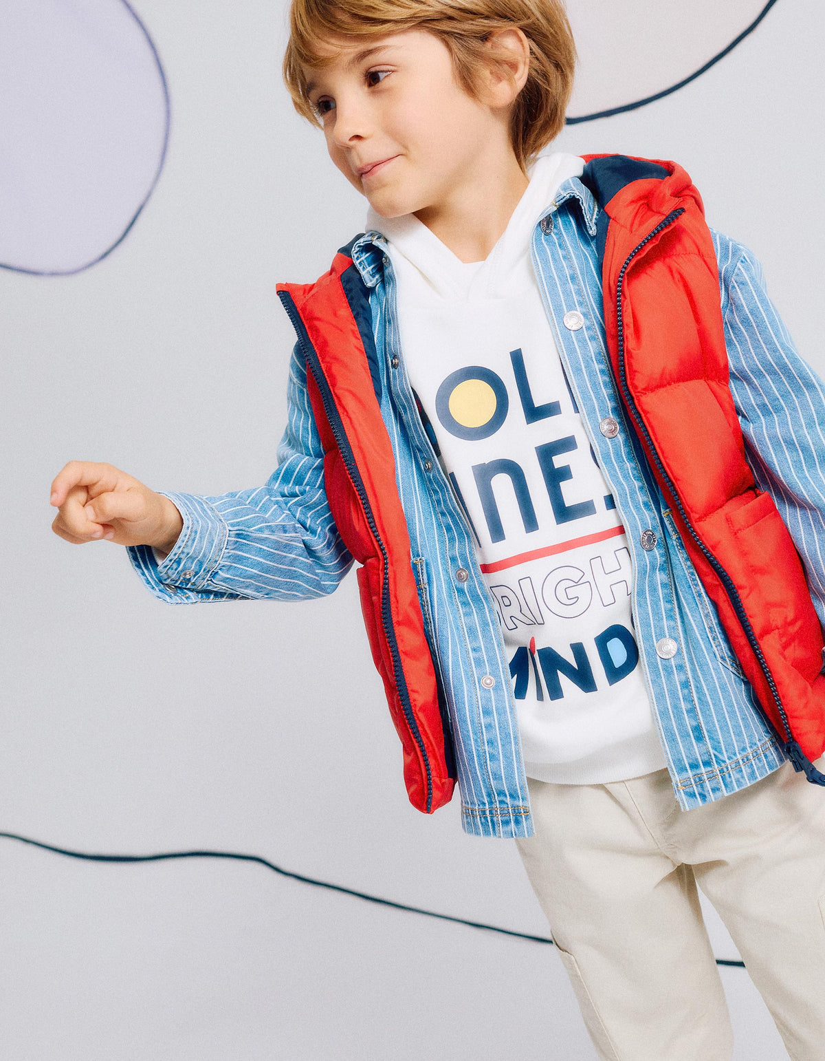 CHALECO CON CAPUCHA NIÑO