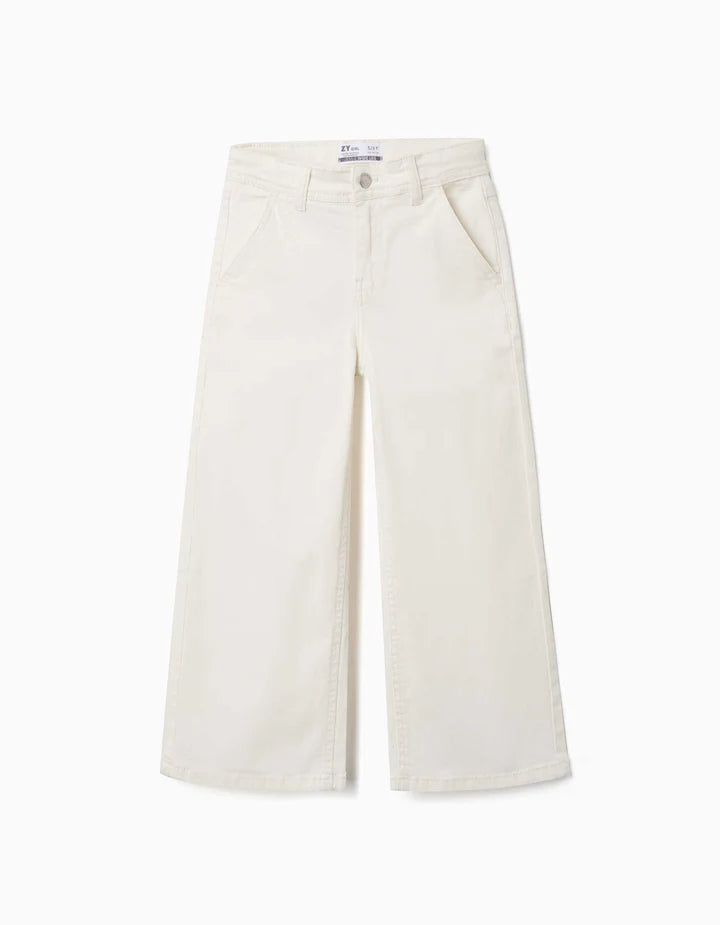 PANTALON CULOTTE NIÑA BLANCO