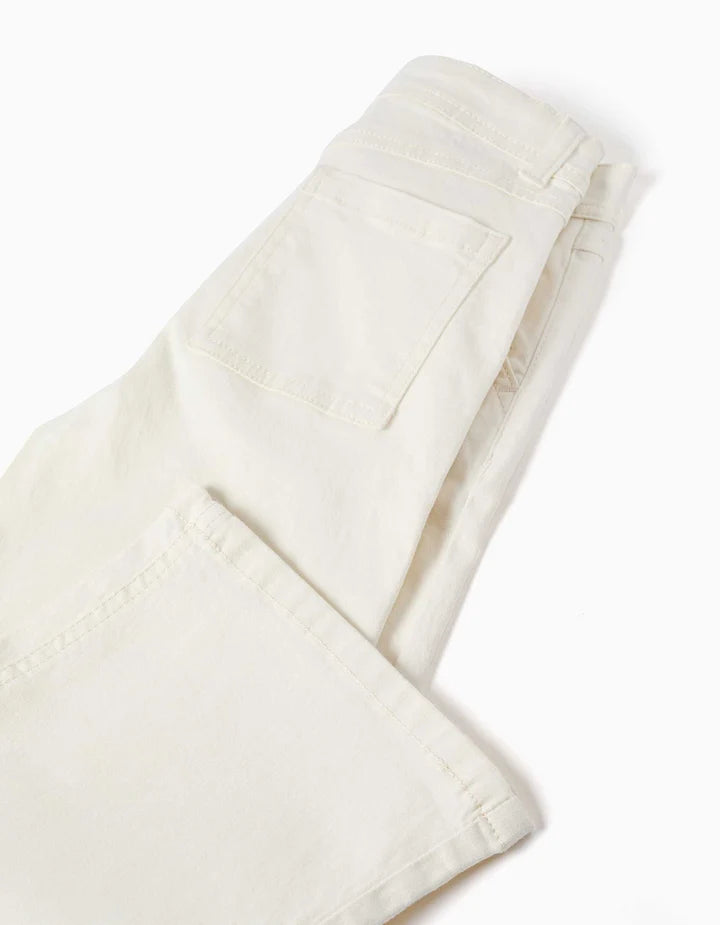 PANTALON CULOTTE NIÑA BLANCO