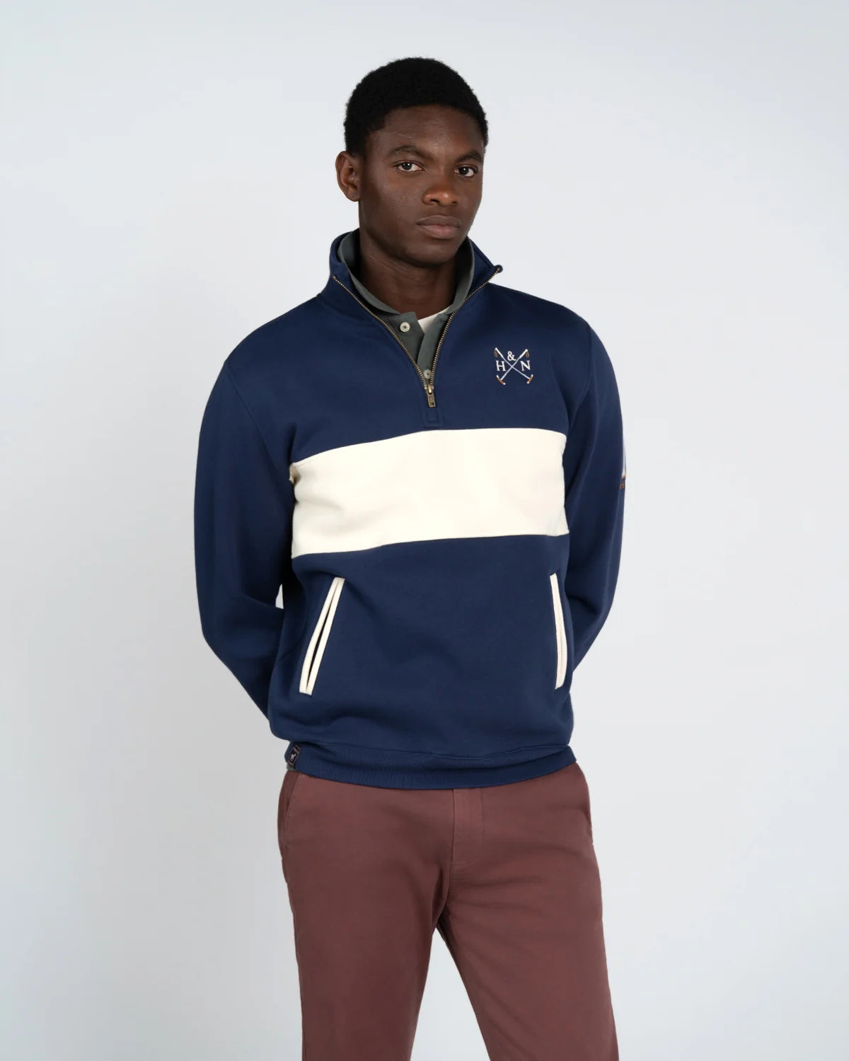 SUDADERA HALF ZIPPER CHUKKER