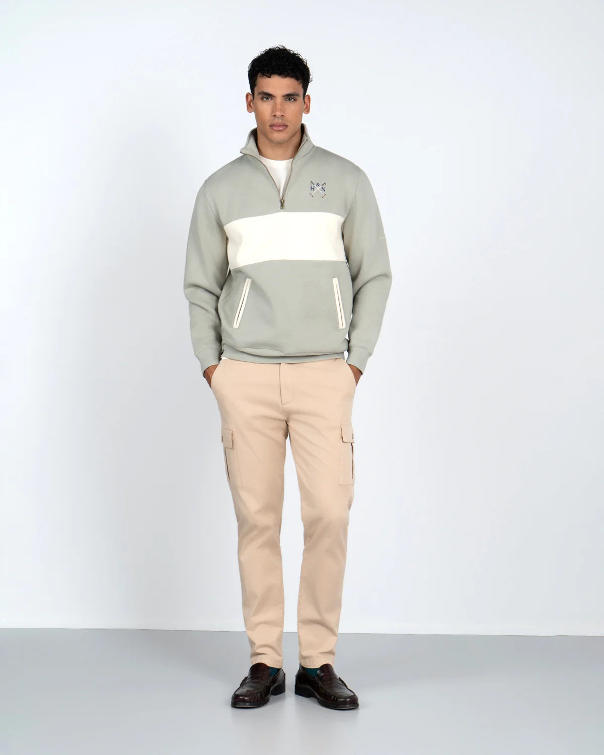 SUDADERA HALF ZIPPER CHUKKER