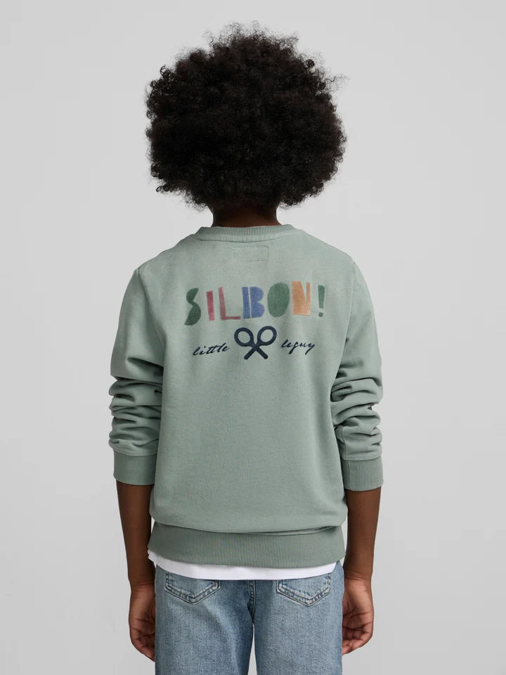 SUDADERA LITTLE VERDE SILBON