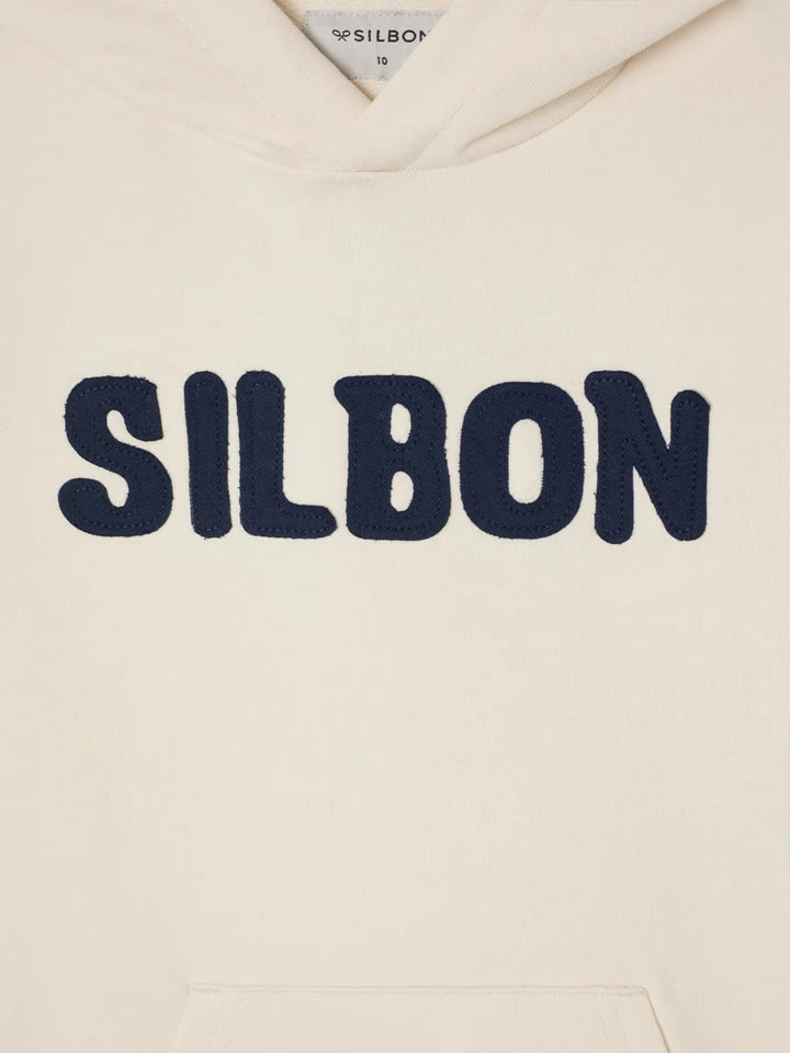 SUDADERA CAPUCHA PARCHE CONTRASTE SILBON