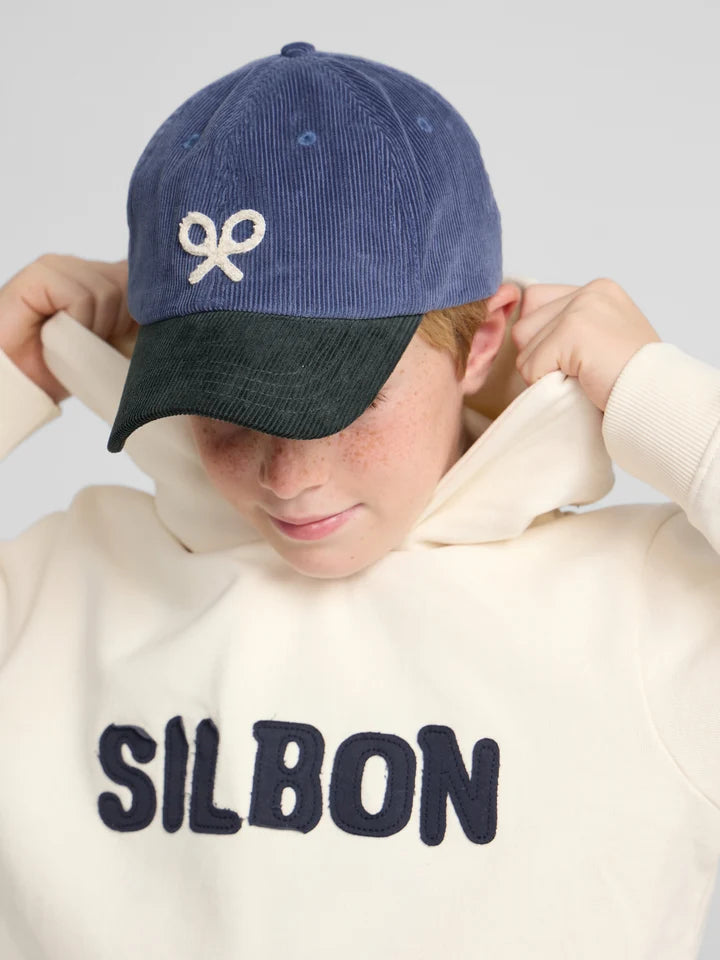 SUDADERA CAPUCHA PARCHE CONTRASTE SILBON