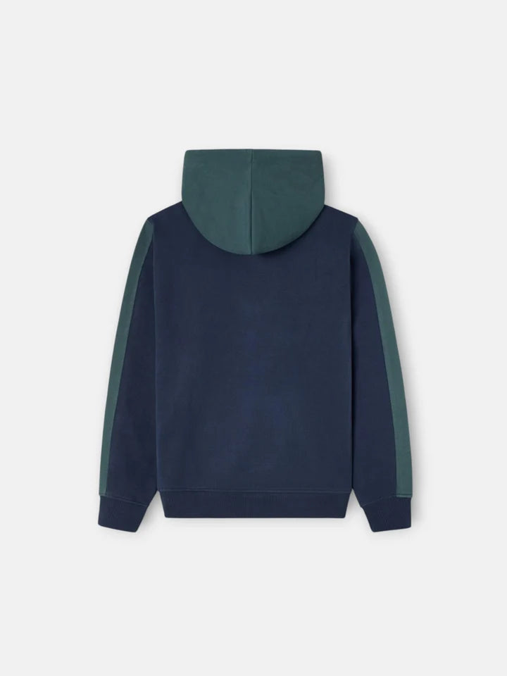 SUDADERA DEPORTIVA CAPUCHA VERDE
