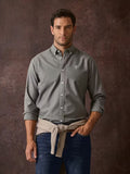 CAMISA GARMENT DYED OLIVA