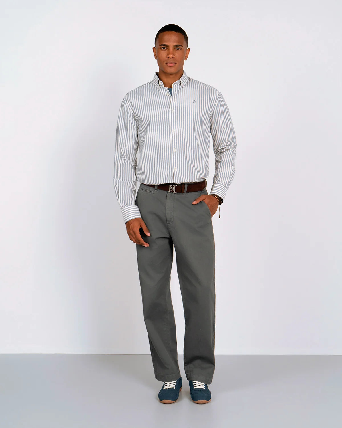 CAMISA RAYAS NORTH SEA