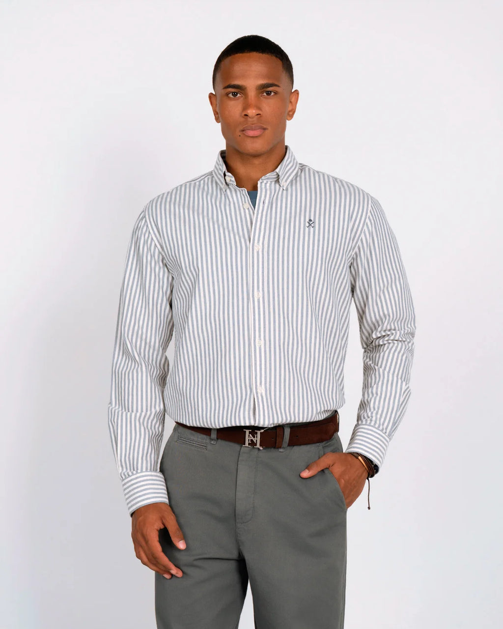 CAMISA RAYAS NORTH SEA