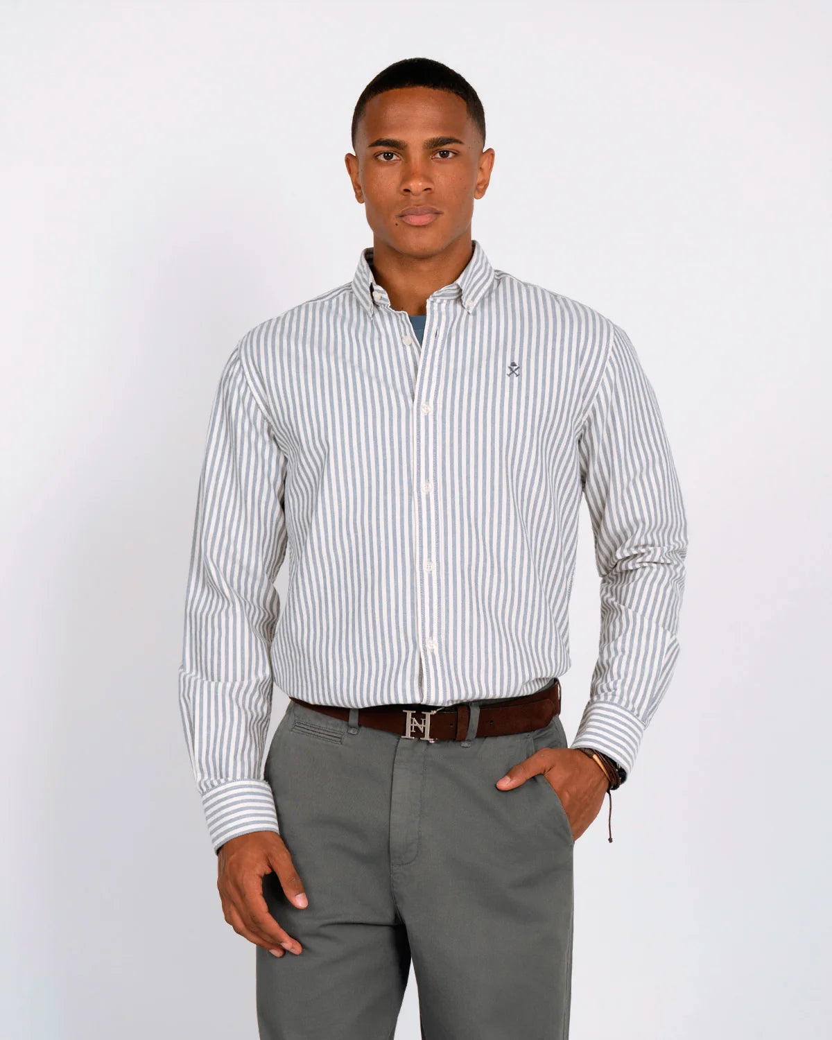 CAMISA RAYAS NORTH SEA