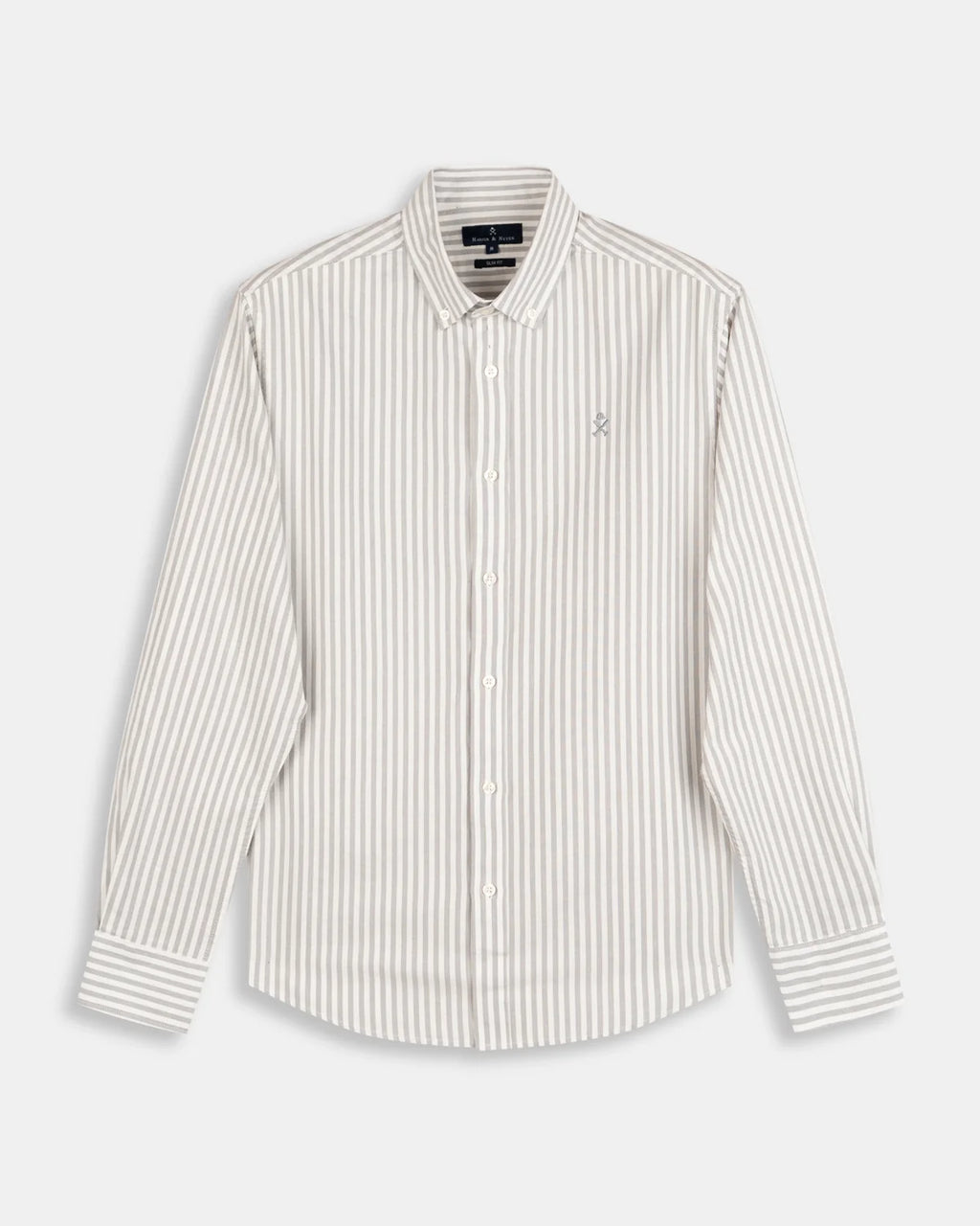 CAMISA RAYAS NORTH SEA GRIS