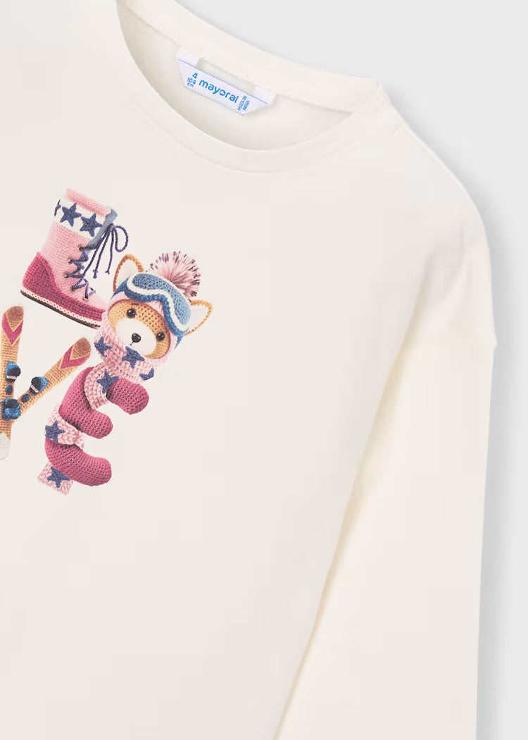 CHÁNDAL 3 PIEZAS CON CAMISETA NIÑA MAYORAL