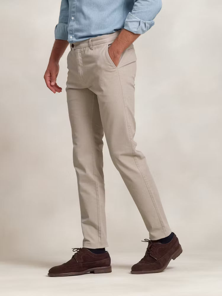 CHINOS SEMIPITILLO PIEDRA