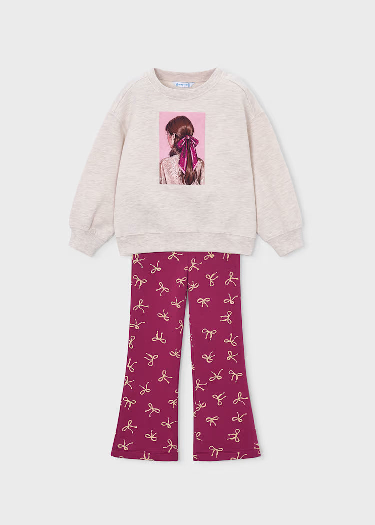CONJUNTO LEGGINS Y SUDADERA NIÑA