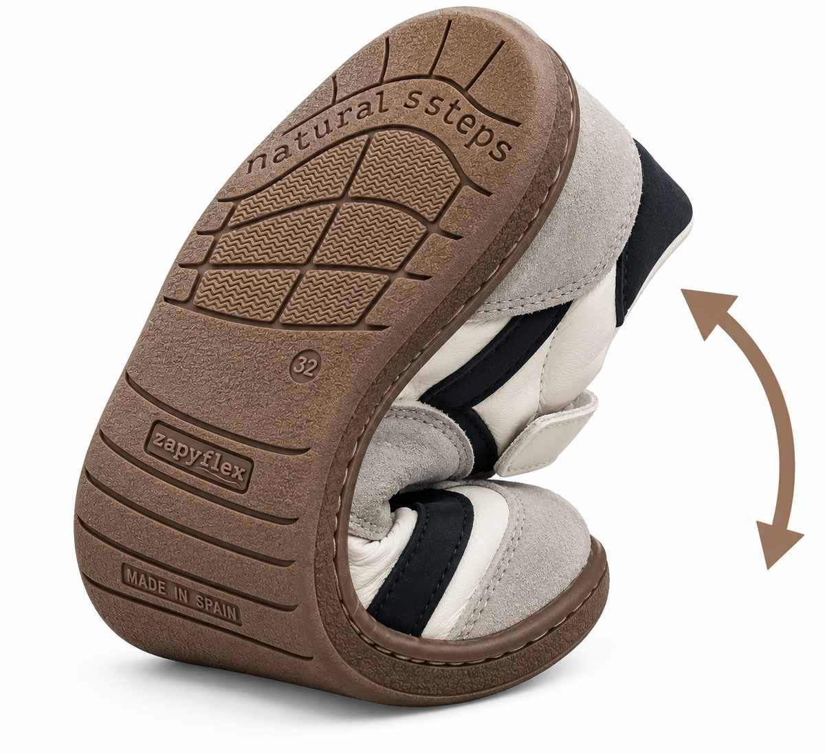ZAPATILLA BAREFOOT  HIELO/NEGRO