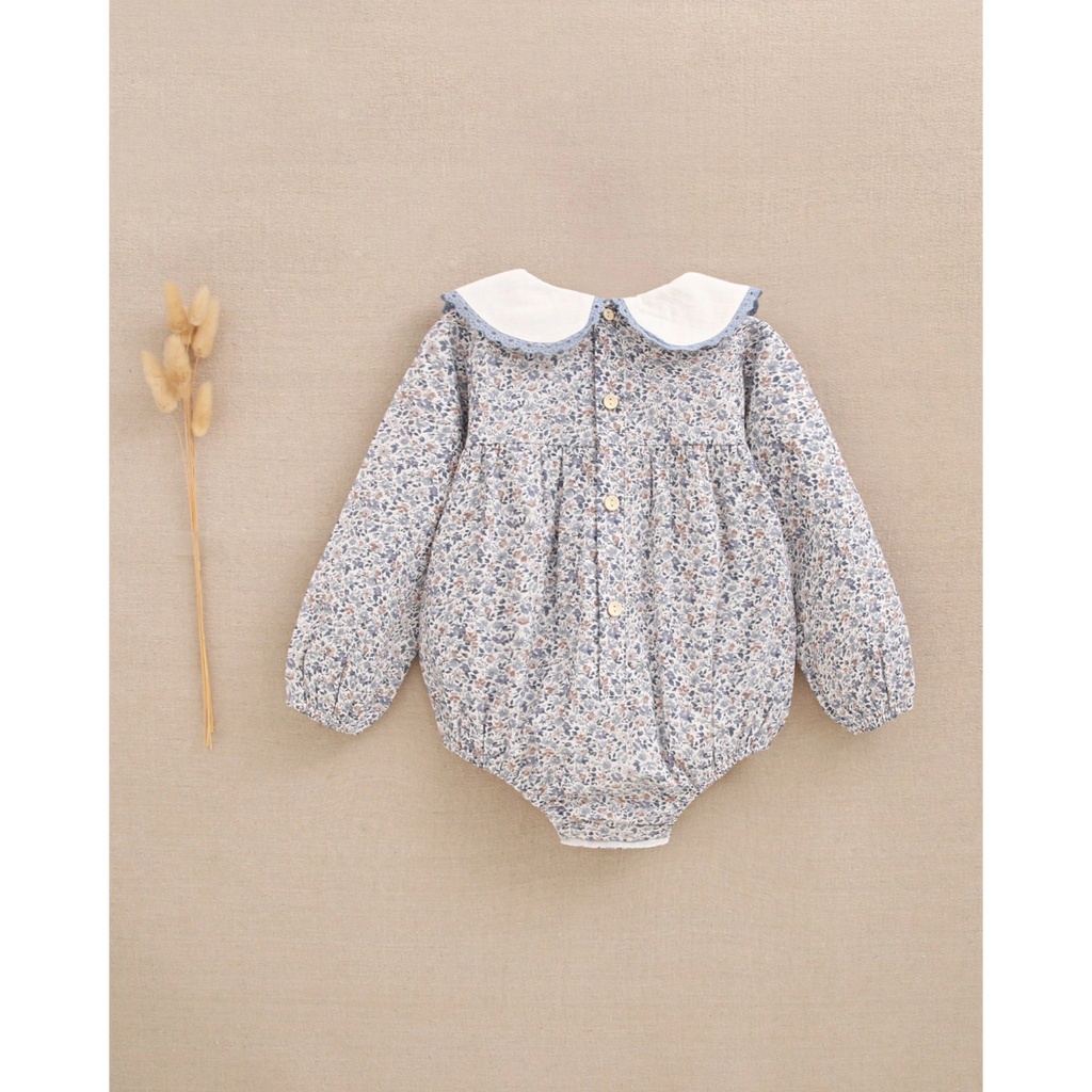RANITA BEBÉ FLORAL AZUL