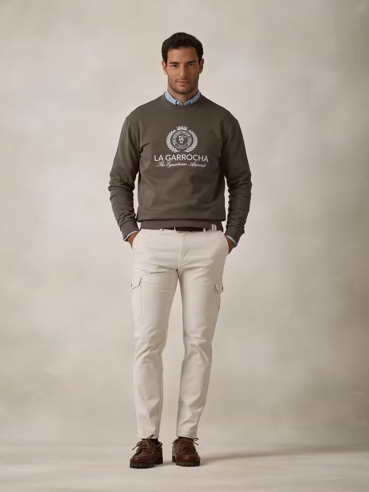 SUDADERA EQ APPAREL OLIVA