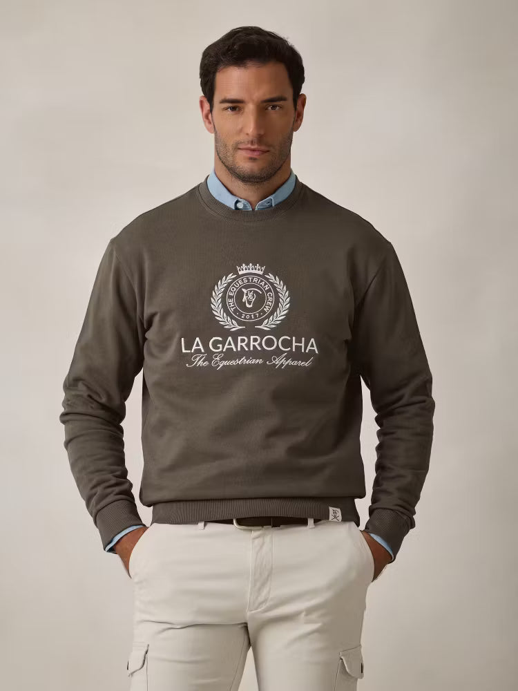 SUDADERA EQ APPAREL OLIVA