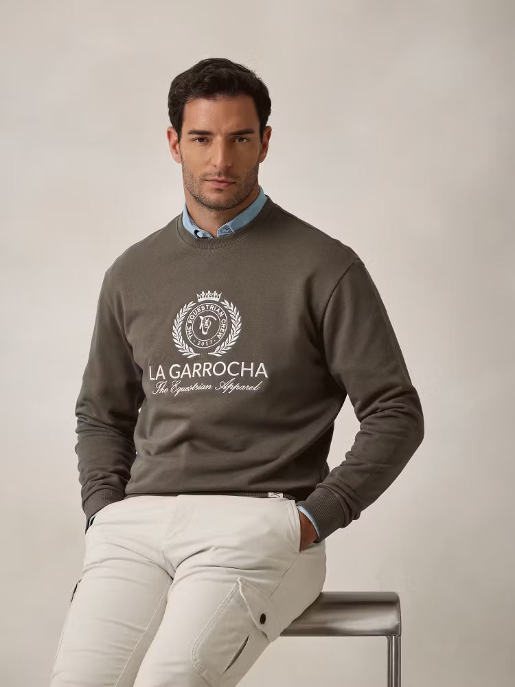 SUDADERA EQ APPAREL OLIVA