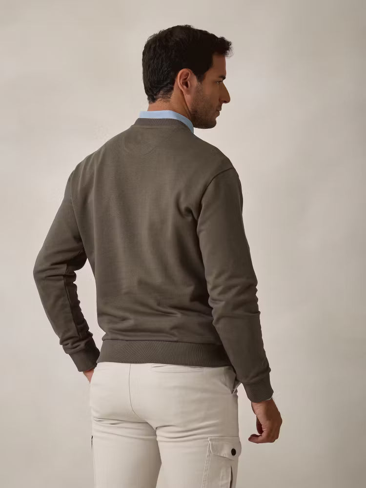 SUDADERA EQ APPAREL OLIVA