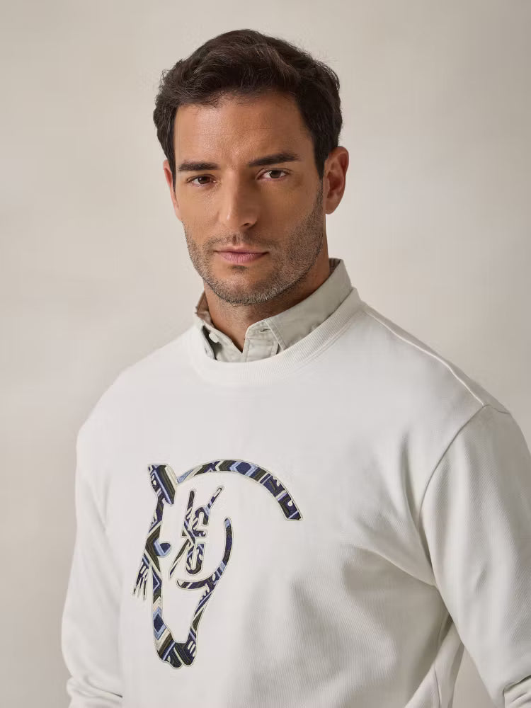 SUDADERA ÉTNICA CRUDO