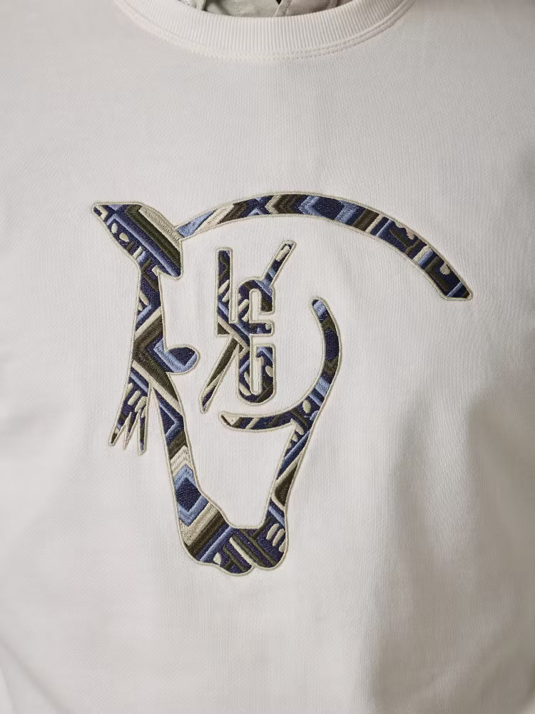 SUDADERA ÉTNICA CRUDO