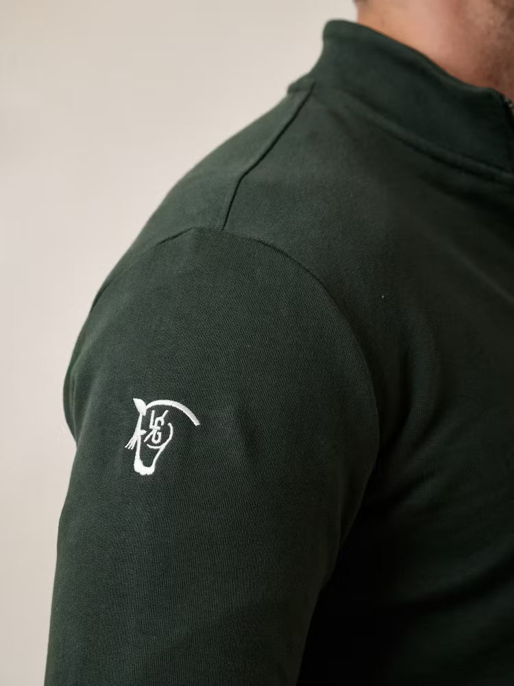 SUDADERA MEDIA CREMALLERA  ABETO