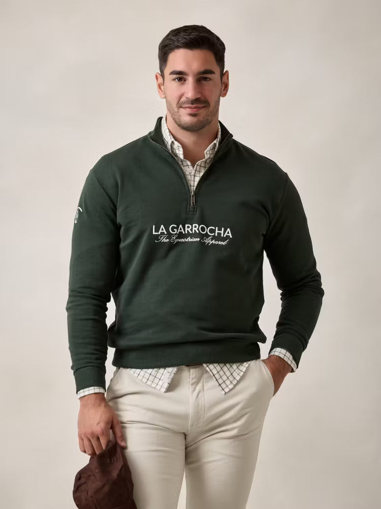 SUDADERA MEDIA CREMALLERA  ABETO