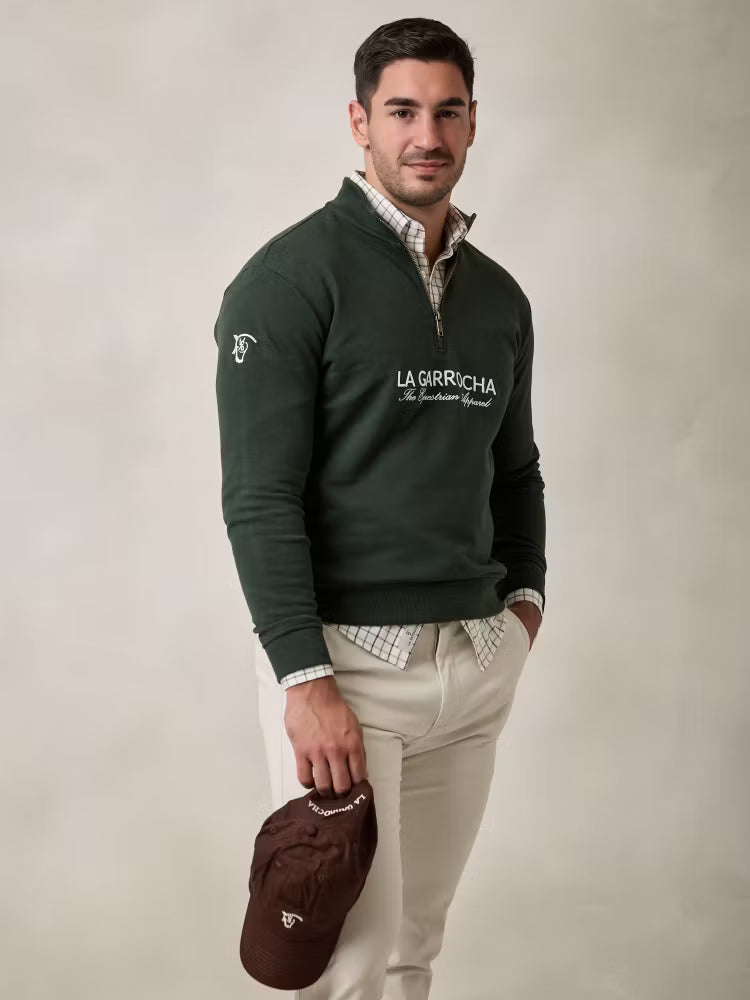 SUDADERA MEDIA CREMALLERA  ABETO