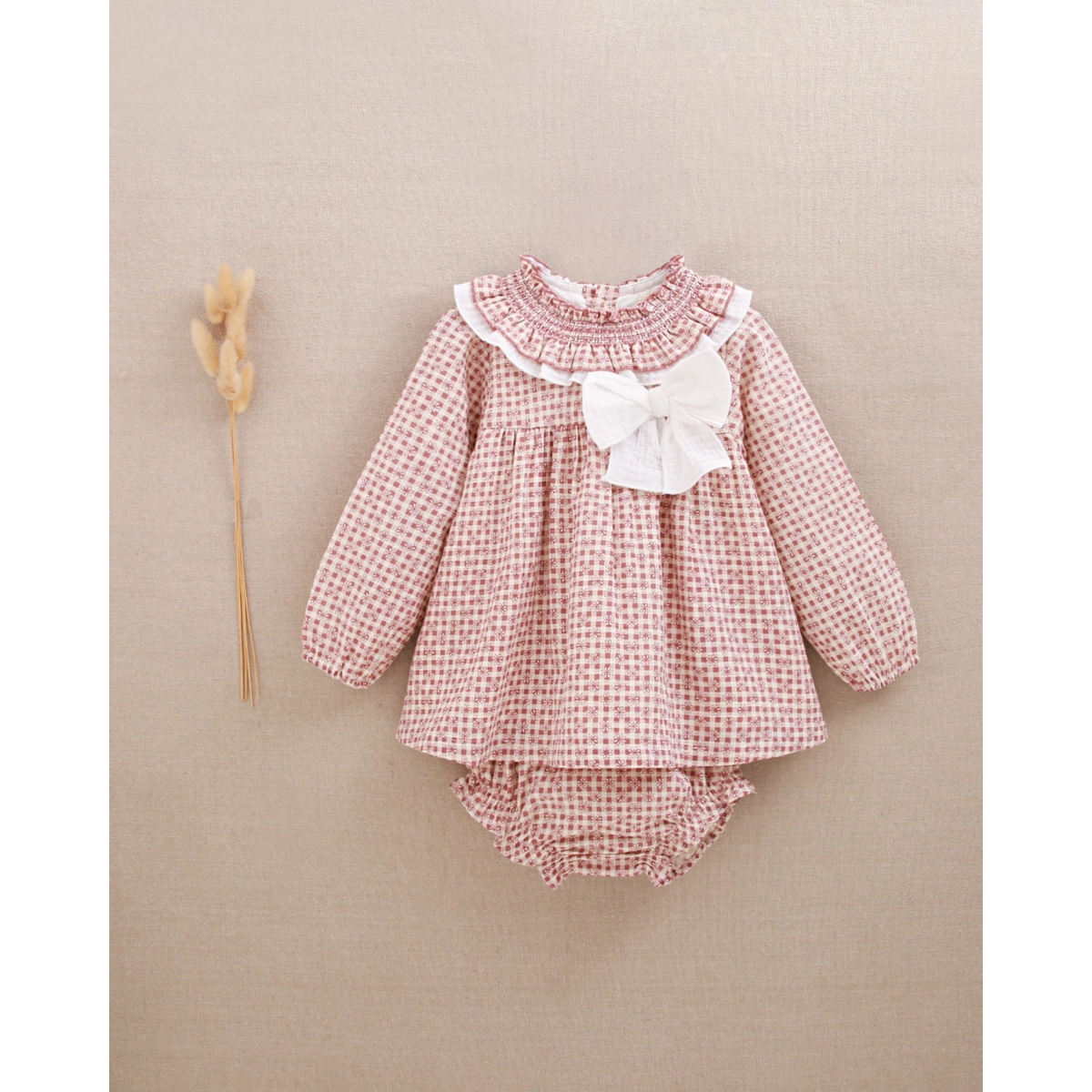 VESTIDO NIÑA BEBÉ CUADROS