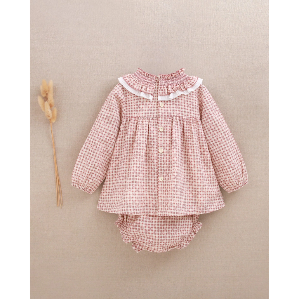 VESTIDO NIÑA BEBÉ CUADROS