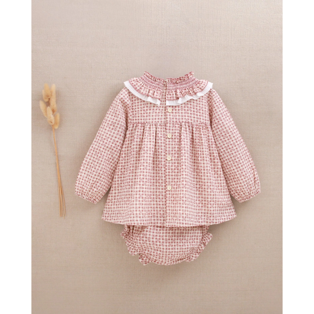 VESTIDO NIÑA BEBÉ CUADROS