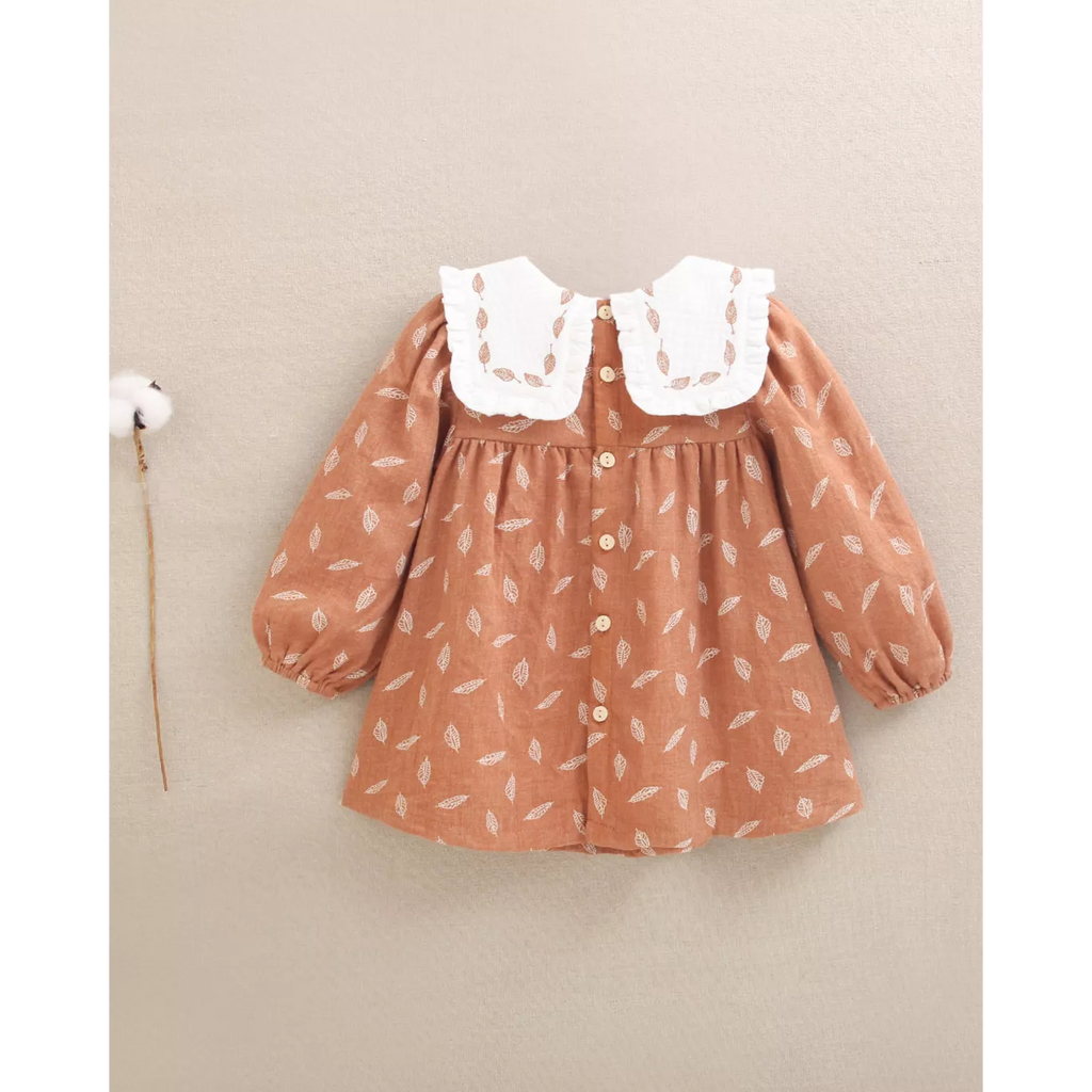 VESTIDO BEBÉ NIÑA TEJA ESTAMPADO