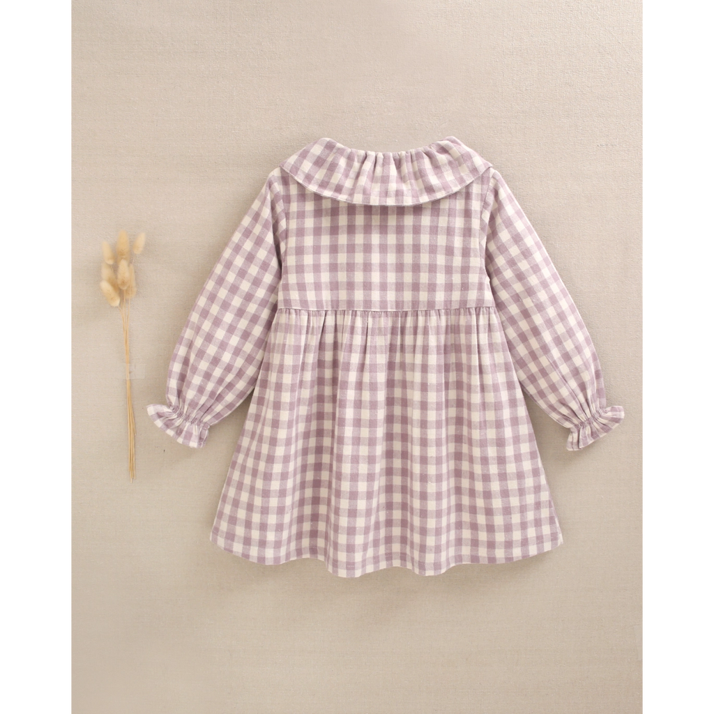 VESTIDO NIÑA CUADROS