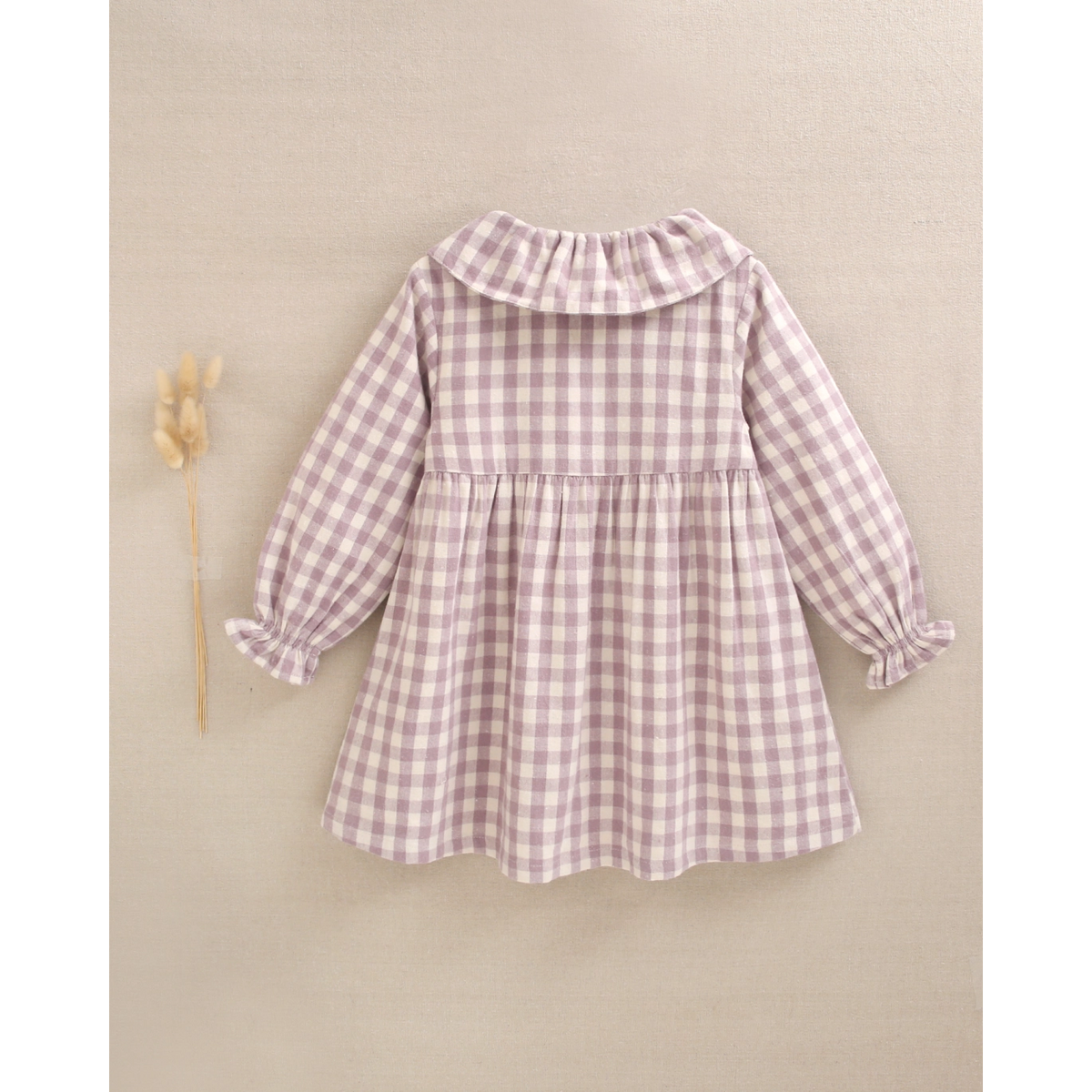 VESTIDO NIÑA CUADROS