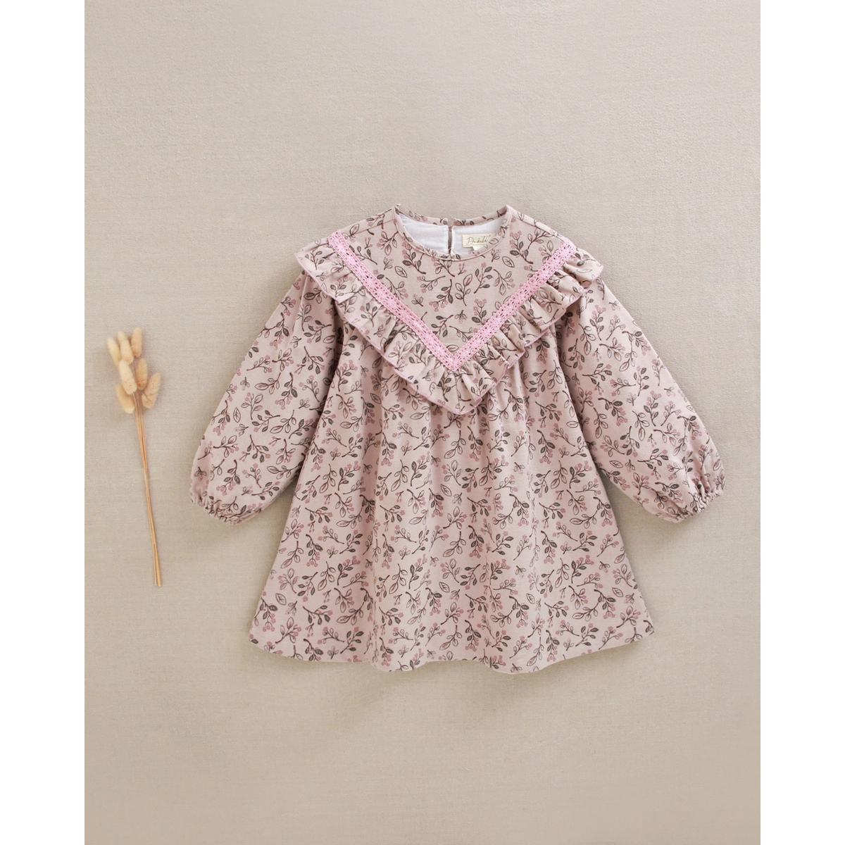 VESTIDO NIÑA ESTAMPADO FLORES