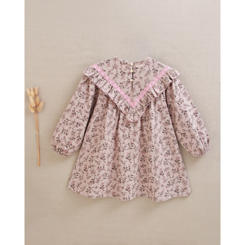 VESTIDO NIÑA ESTAMPADO FLORES