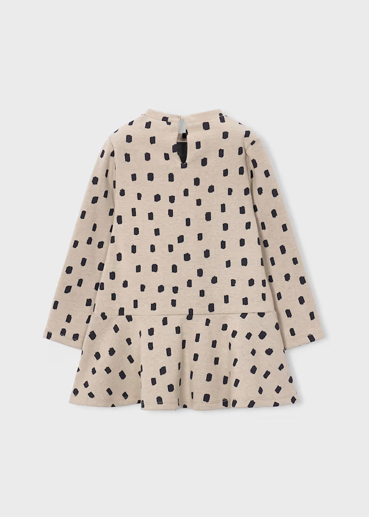 Vestido estampado bolso niña